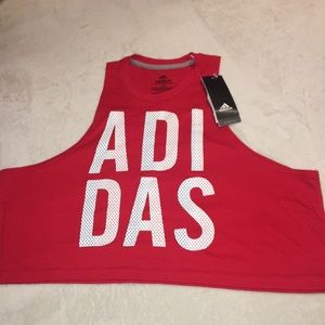 NWT adidas crop top